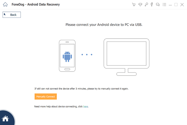 Transférer des fichiers WeChat entre ordinateur et Android ou iPhone FoneDog Android Backup Conect USB