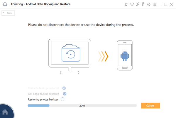 Top Outils Sauvegarde application et données d'application Android FoneDong Restore