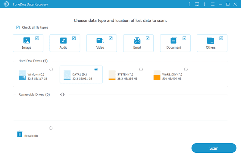 Fixer le disque dur externe RAW en utilisant la récupération de données