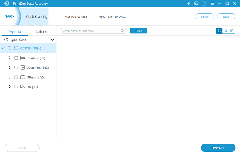 Analyse rapide des appareils et renvoi des fichiers