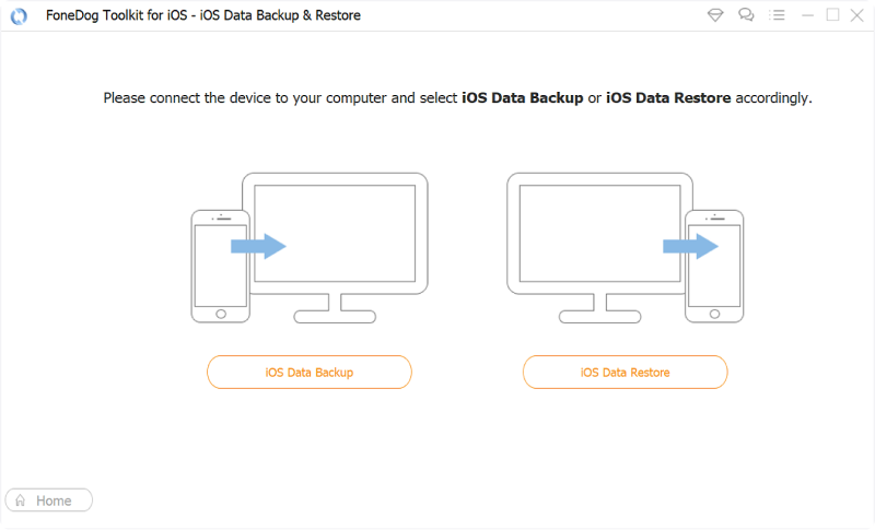 Choisissez la sauvegarde de données iOS