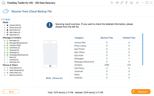 Téléchargez vos fichiers de sauvegarde iCloud