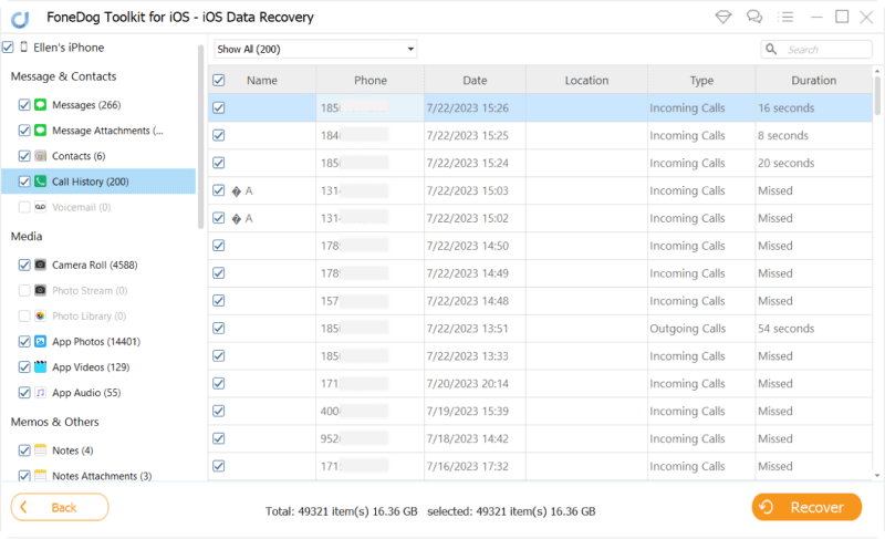 Récupérer l'historique des appels iPhone directement depuis l'iPhone / iPad