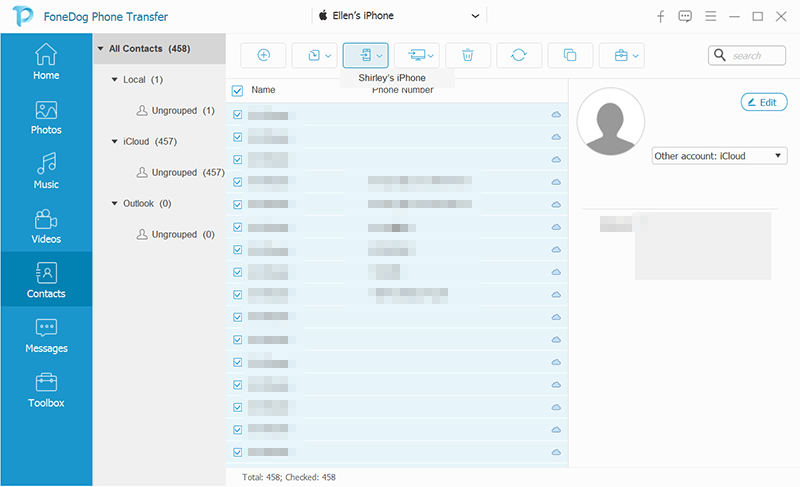 Transférer des contacts d'iPhone à iPhone sans iCloud