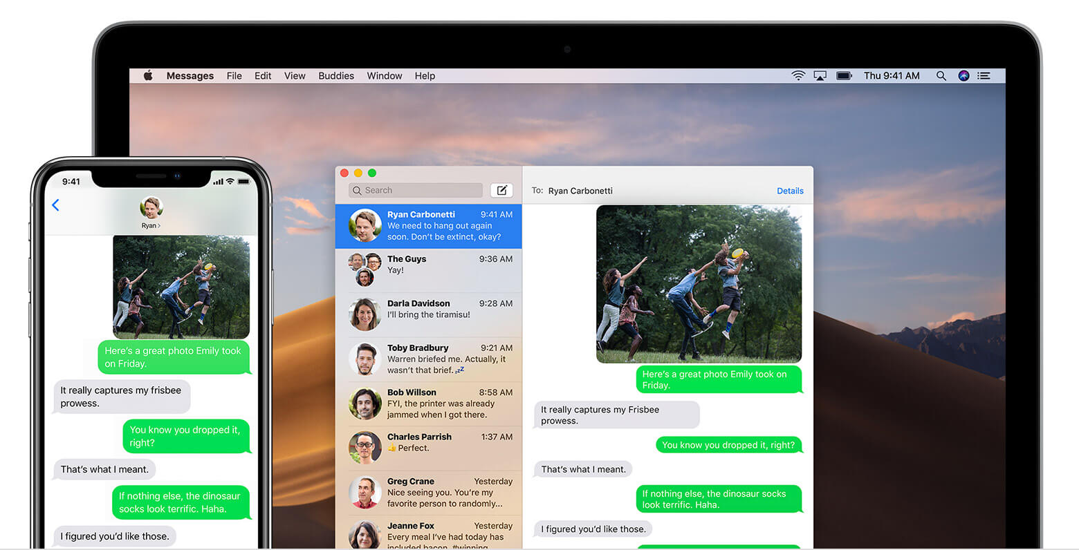 Transférer des messages iPhone vers Mac avec le partage de fichiers iTunes