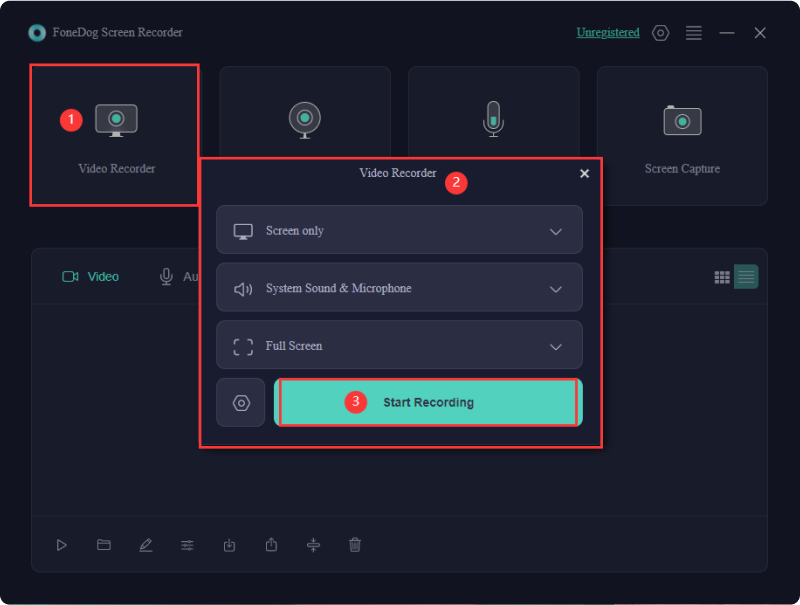 Enregistrez des sessions Facebook Live à l'aide de FoneDog Screen Recorder