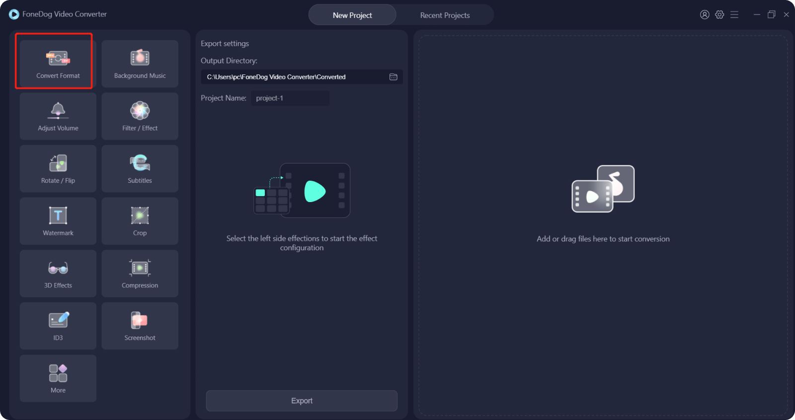 Convertir AVI en MPEG à l'aide de FoneDog Video Converter