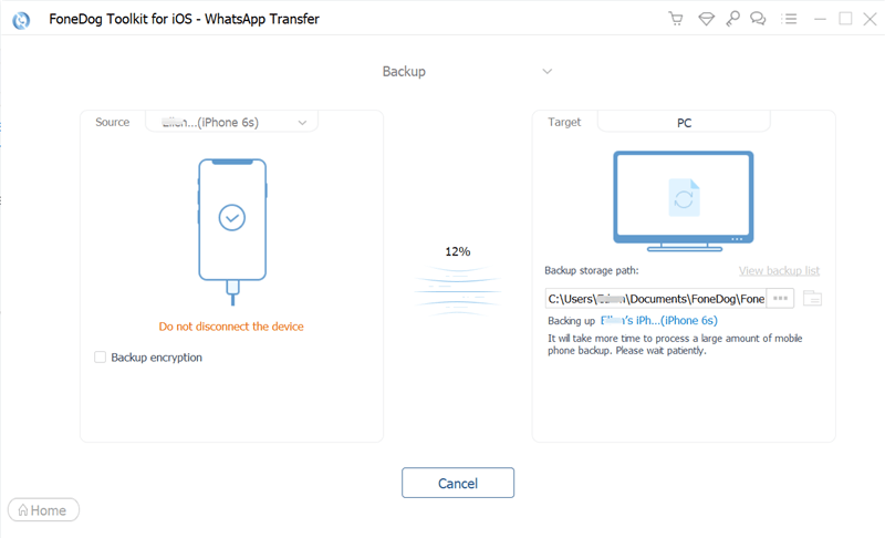 Connectez l'iPhone au PC