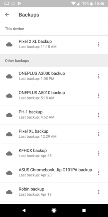 Comment sauvegarder des messages texte sur Android avec Google Backups