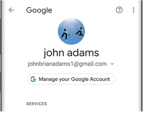 Restaurer les contacts depuis Gmail