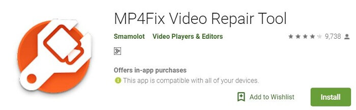 Fix Videos Cant Play Outil de réparation vidéo Android