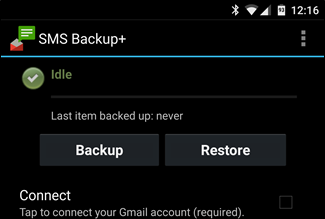 SMS Backup + Installer