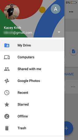 Google Photos sur iPhone