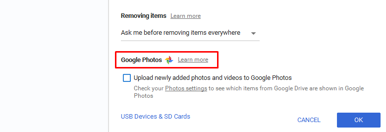 Vérifier l'état de la sauvegarde Google Photos