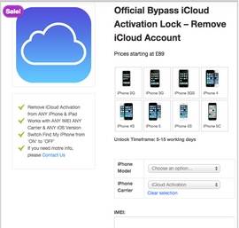 Contourner l'outil d'activation iCloud