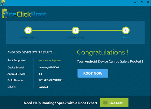 Oneclickroot Terminé