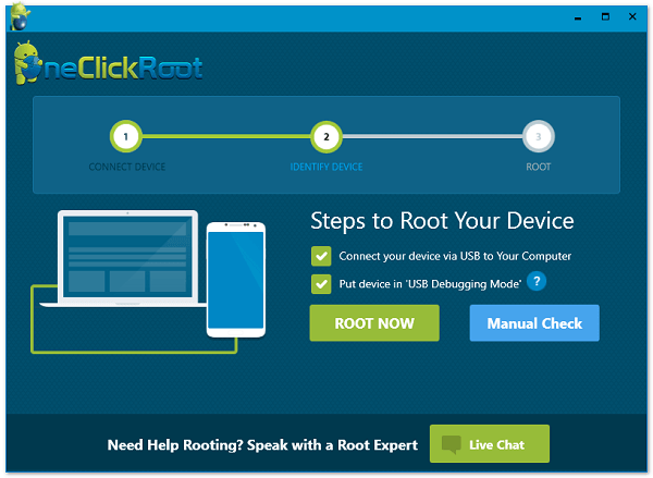 Oneclickroot Identifier Android