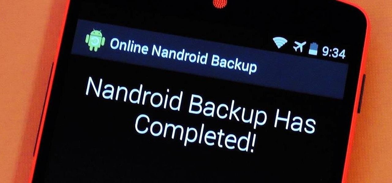 Sauvegarde de l'appareil Android à la fin de la sauvegarde de Nandroid sur PC