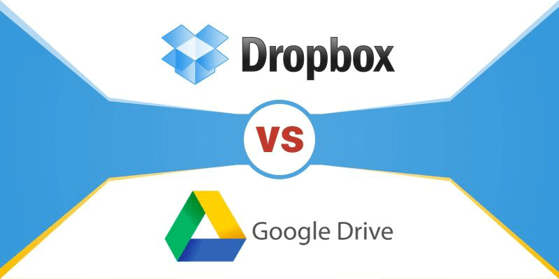 Google Drive vs Dropbox vs