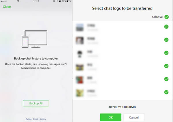 Déplacer l'historique de WeChat vers un nouveau téléphone WeChat Windows