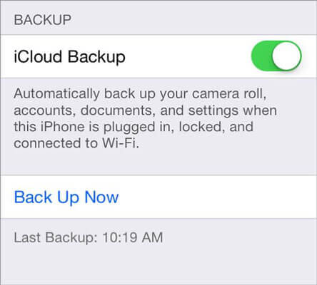 Sauvegarde iPhone sur Mac via iCloud