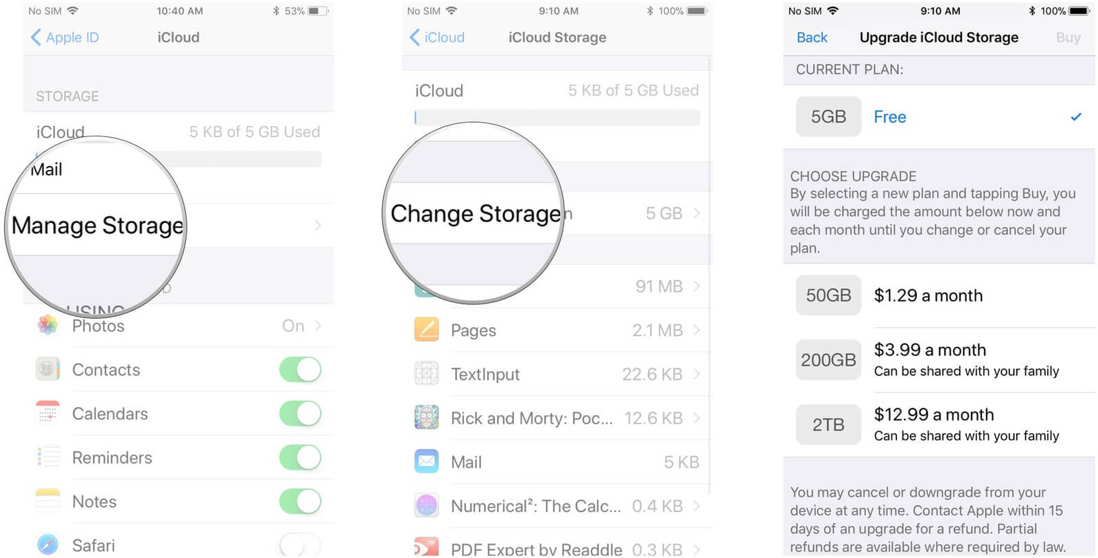 gérer-icloud-stockage