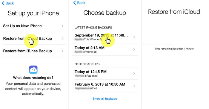 restaurer-iphone-data-from-icloud-backup