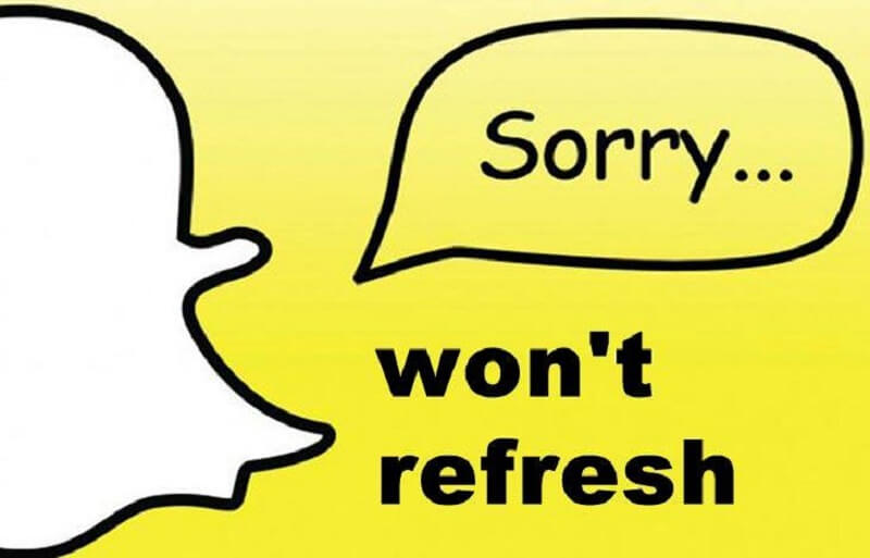 Snapchat non en cours de chargement