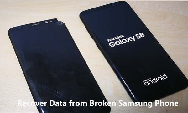 Récupérer des appareils Samsung S8 cassés