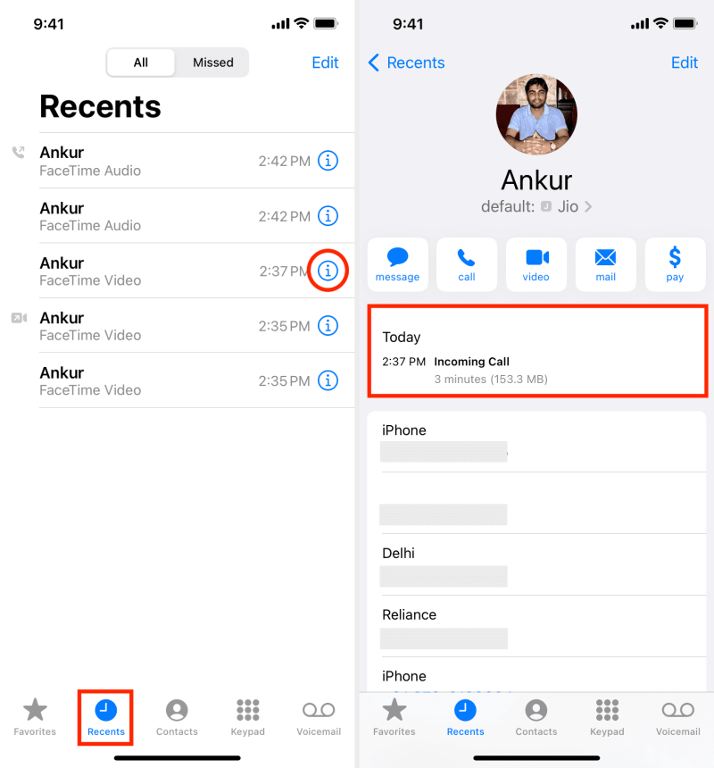 Obtenez des photos récemment supprimées sur iPhone à l'aide des discussions sur les applications de messagerie