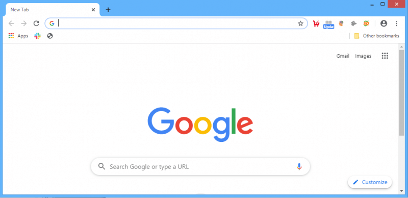 Ouvrez le menu du navigateur Google Chrome