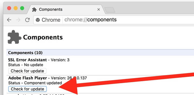 Flash Fix ne fonctionne pas dans Chrome