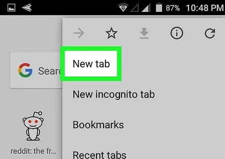 Supprimer les sites Web les plus visités sur Google Chrome à l'aide d'Android