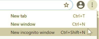 Utiliser le mode navigation privée sur Chrome