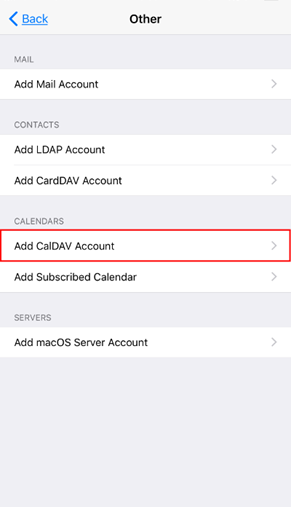 Ajouter un compte CardDAV pour transférer les contacts Sony Xperia vers iPhone