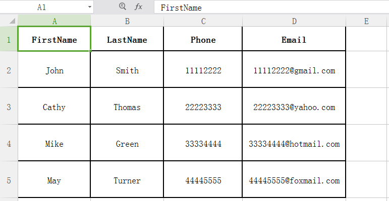 Importer Csv sur Android