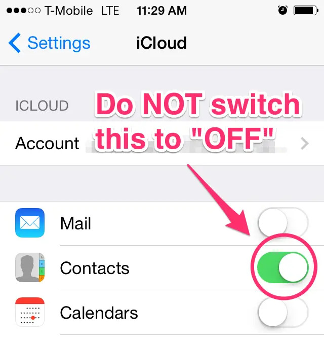 Sauvegarder les contacts sur iPhone via iCloud
