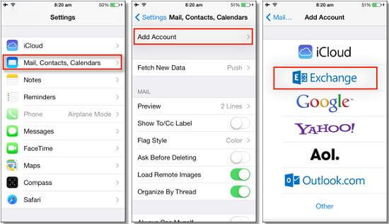 Comment exporter des contacts iPhone par e-mail