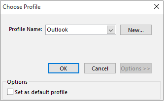 Exécutez Outlook en mode sans échec