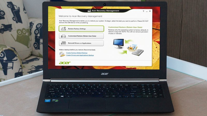 Acer Recovery Management pour Acer Recovery