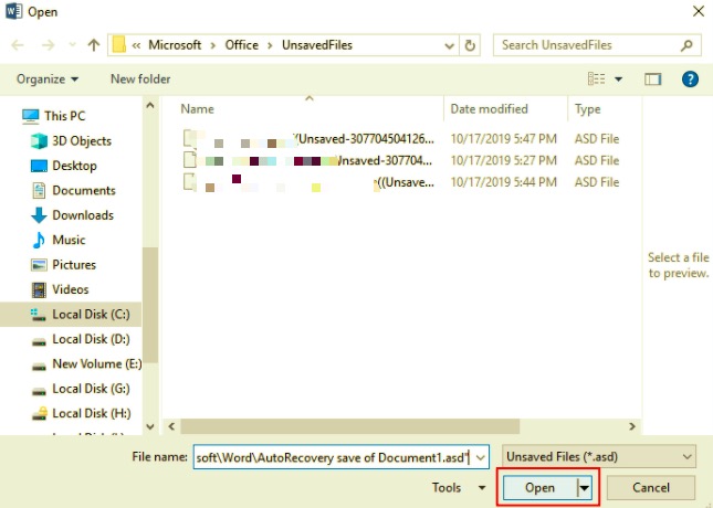 Comment récupérer des documents Word non enregistrés sous Windows à l'aide de la récupération automatique