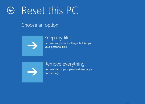 Comment réinitialiser Windows 10 sans mot de passe avec un démarrage avancé