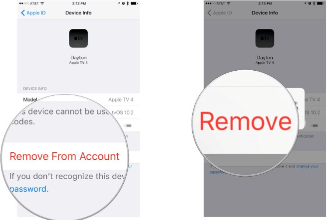 Supprimer l'ancien identifiant Apple de l'iPhone à l'aide du compte iCloud