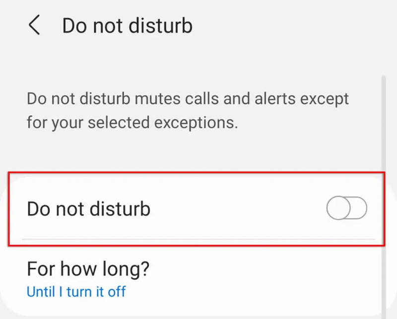 Correction du son de notification WhatsApp ne fonctionnant pas : assurez-vous que vous n'êtes PAS en mode "Ne pas déranger"