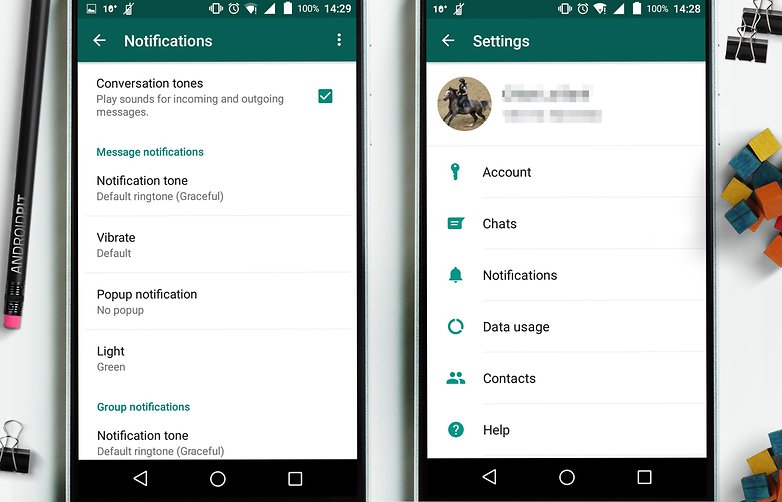 Changer le son Facebook de notificaiton Whatsapp