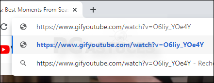 Comment transformer un clip YouTube en GIF en utilisant Internet