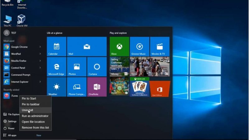 Comment désinstaller iTunes sur le panneau de configuration de Windows 10