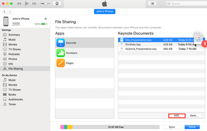 Comment transférer des fichiers de mon iPod vers Windows 10 ? (avec iTunes)
