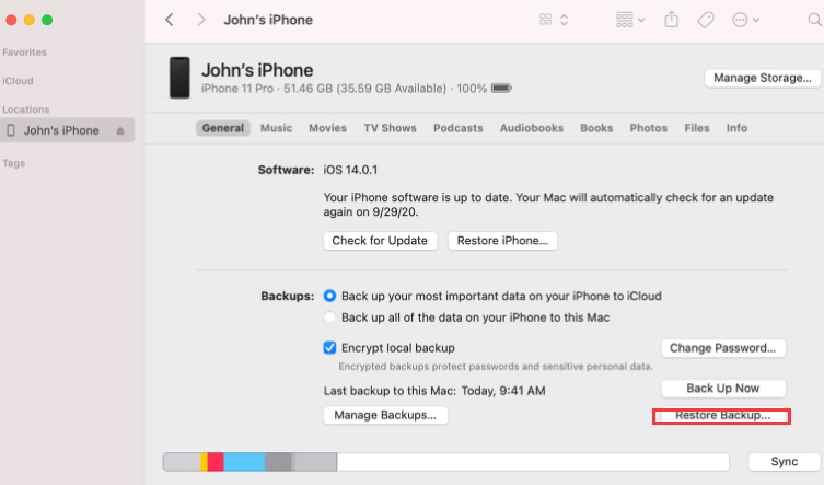 Comment extraire des données d'une sauvegarde iPhone - iTunes