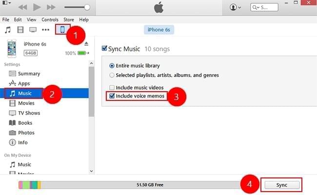 Comment sauvegarder des mémos vocaux sur iPhone à l'aide d'iTunes